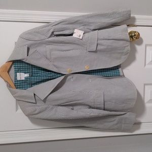 Nwt-Searsucker spring summer jacket.